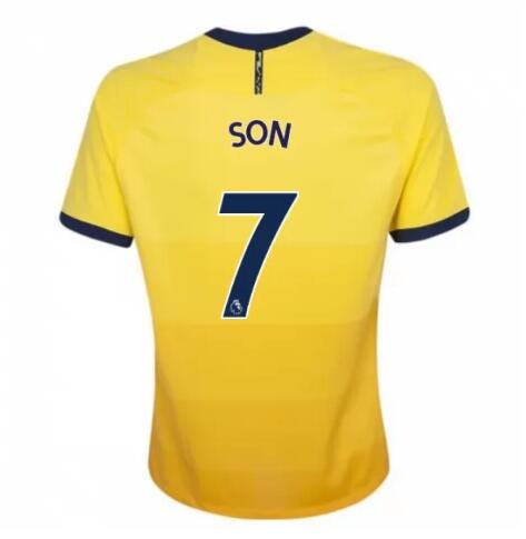 Tottenham Hotspur Football Kit Third Soccer Jersey SON 7 2020/21